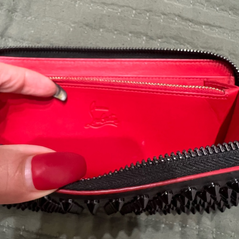 Christian louboutin black spikes Wallet - Picture 7 of 8